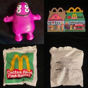 Mcdonald's Cactus Flea Market Adult Happy Meal. Grimace. SEALED